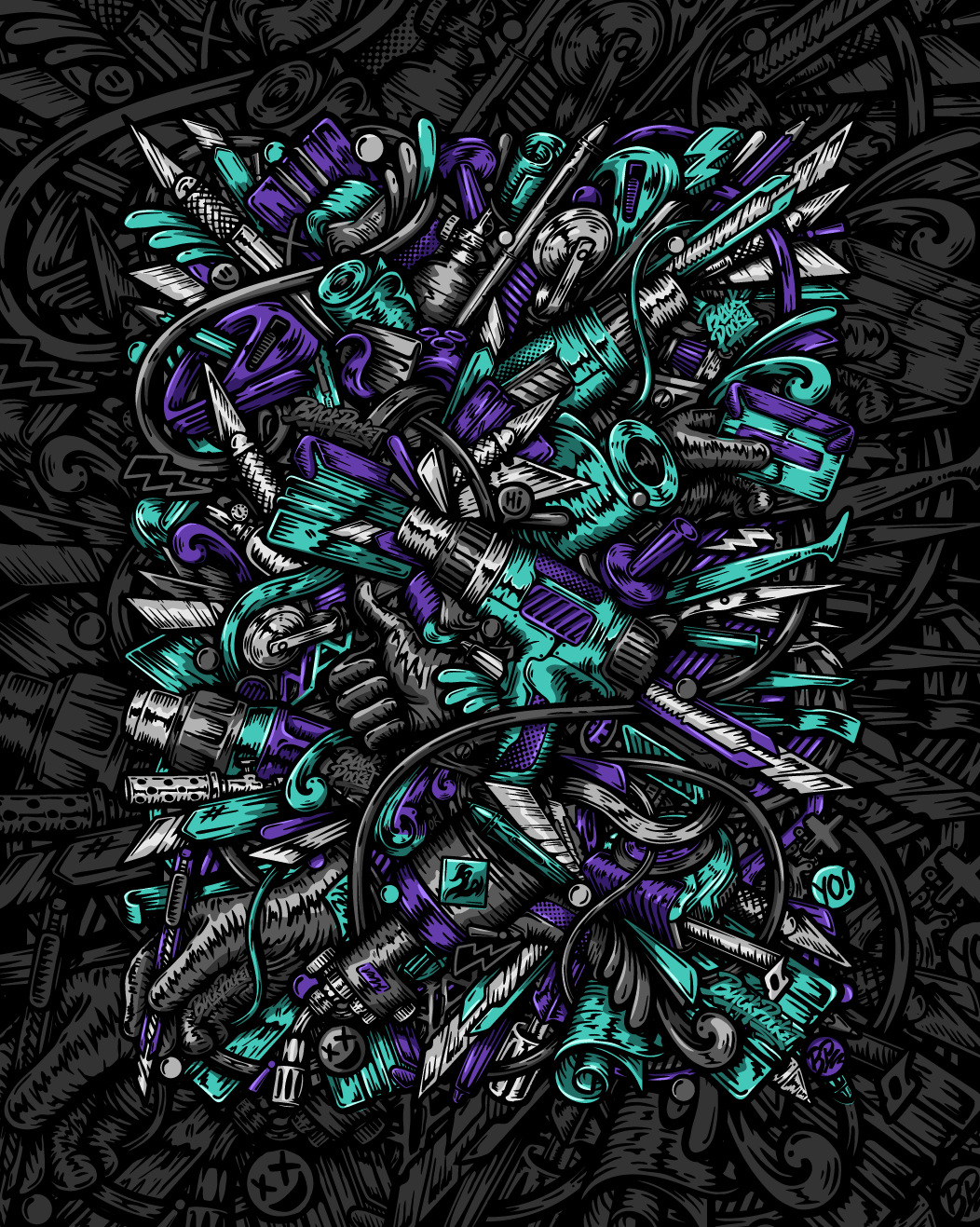 Background Fill 20 in Color | Premium Wrap Design Elements – BackPocket