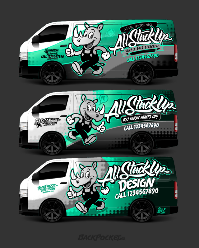 Commercial Wrap Design Pack 7 – BackPocket