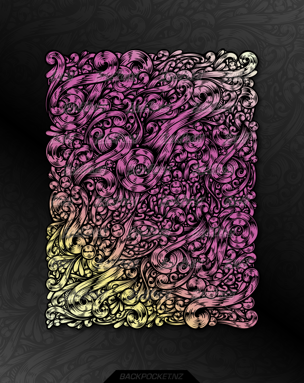 Background Fill 35 | Chrome Swirls