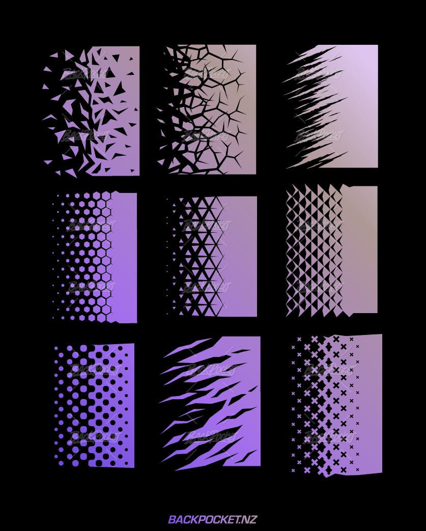 Fast Fades Vector Pack | Cut Vinyl Ready | BackPocket
