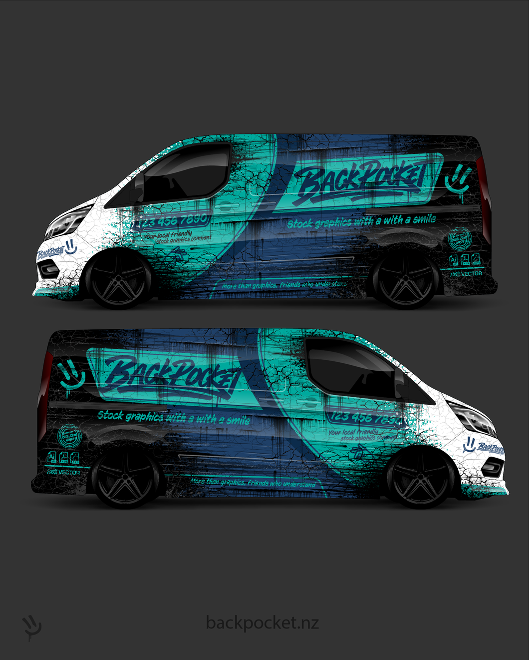 Wrap Design Van Pack 95