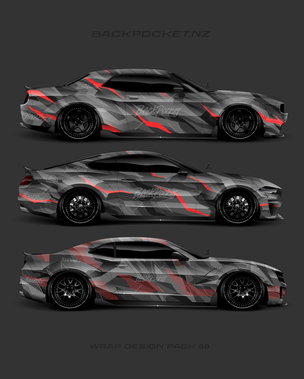 Wrap Design Camo Pack 90