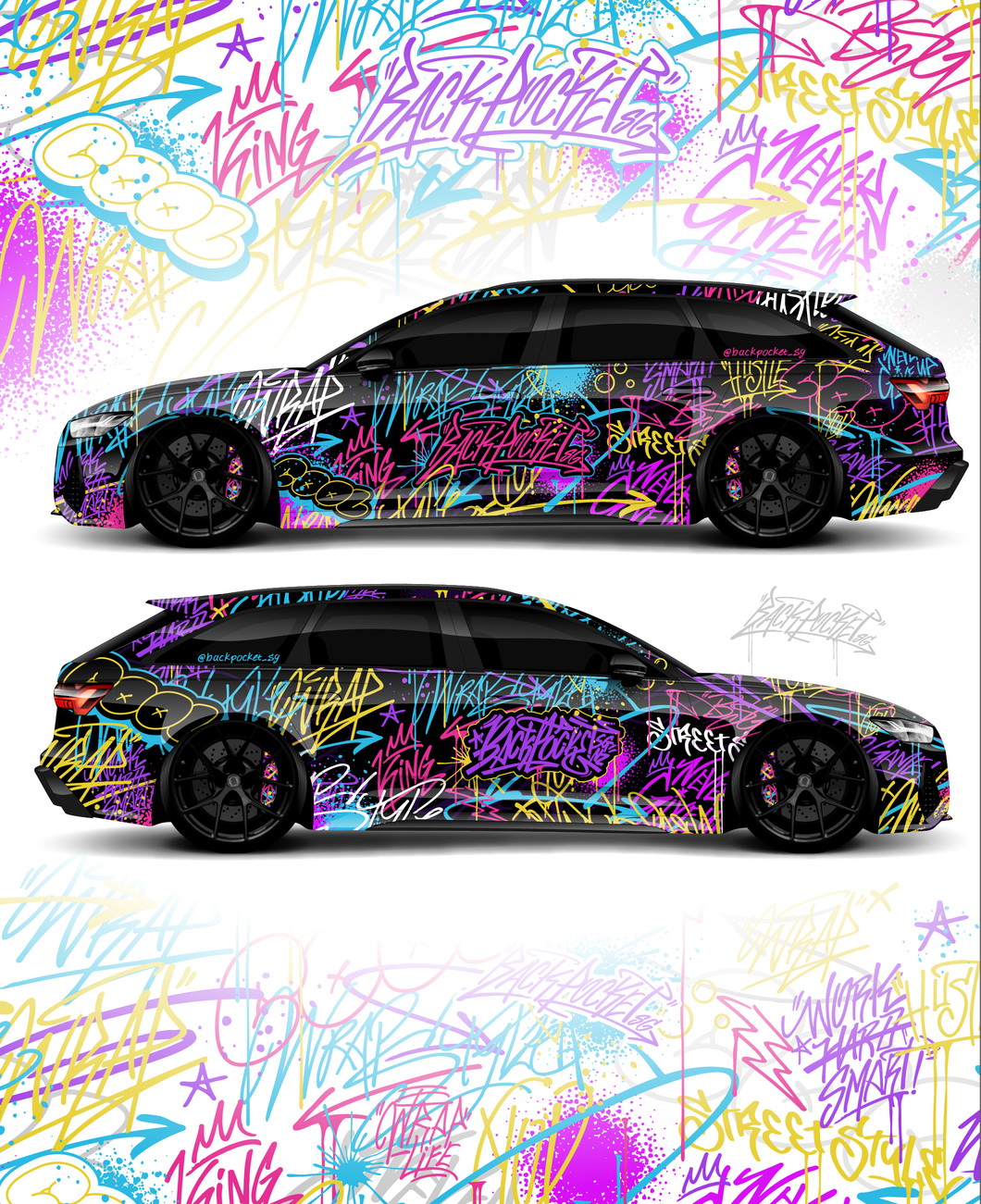 Wrap Design Pack 59 | Graffiti Wrap 2