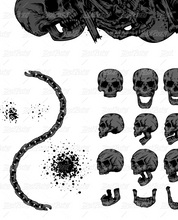 Load image into Gallery viewer, Background Fill 23 | Skulls
