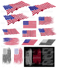 Load image into Gallery viewer, Element Pack 10 | American Flags
