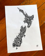 Load image into Gallery viewer, NZ Flower Drawing Print
